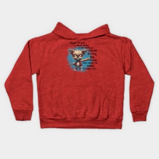 Hitting The Gym To Release Stress Is Not Nearly As Effective As Hitting The People That Caused The Stress To Begin With Kids Hoodie